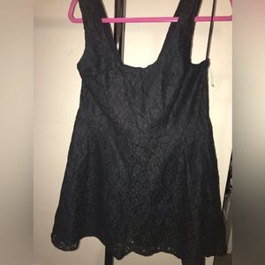 Aeropostale black lace skater dress. extra large